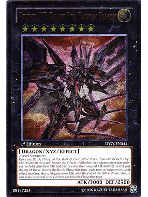 Ultimate Rare - Number 107: Galaxy-Eyes Tachyon Dragon - LTGY-EN044 1st Edition