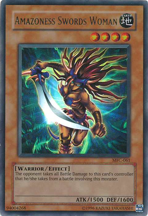 Amazoness Swords Woman - MFC-061 - Ultra Rare 1st Edition