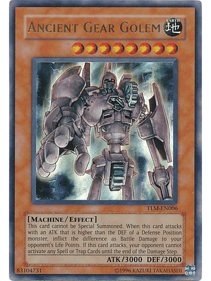Ancient Gear Golem - TLM-EN006 - Ultra Rare 1st Edition (NM)