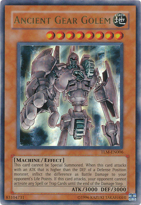Ancient Gear Golem - TLM-EN006 - Ultra Rare 1st Edition (NM)