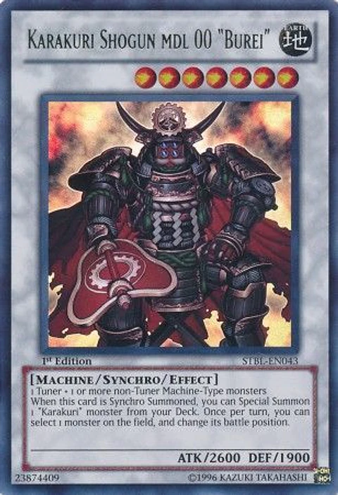 Karakuri Shogun mdl 00 "Burei" - STBL-EN043 - Ultra Rare