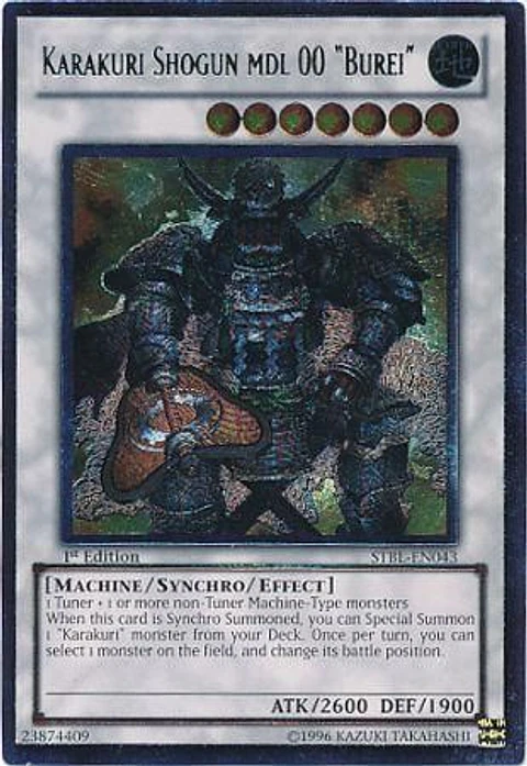 Ultimate Rare - Karakuri Shogun mdl 00 "Burei" - STBL-EN043 