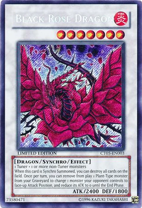 Black Rose Dragon - CT05-EN003 - Secret Rare