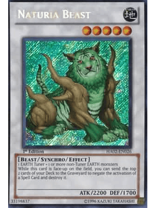 Naturia Beast - HA02-EN026 - Secret Rare