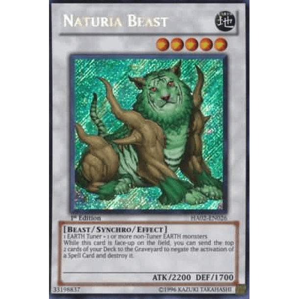 Naturia Beast - HA02-EN026 - Secret Rare