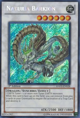Naturia Barkion - HA03-EN028 - Secret Rare  1