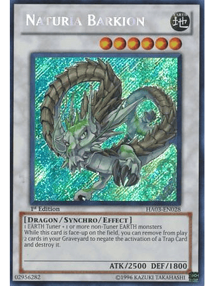 Naturia Barkion - HA03-EN028 - Secret Rare 