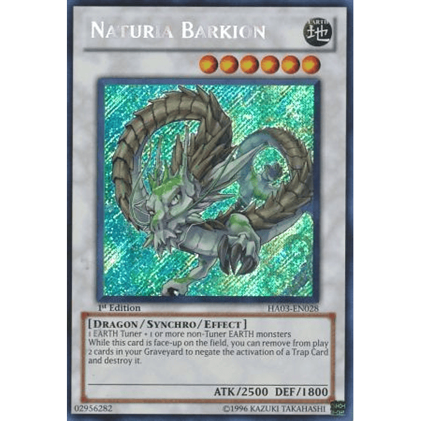 Naturia Barkion - HA03-EN028 - Secret Rare 