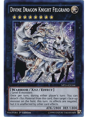 Divine Dragon Knight Felgrand - MP14-EN166 - Secret Rare