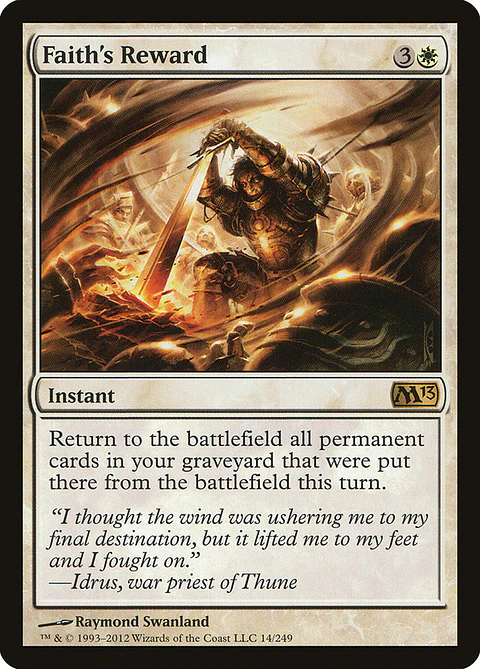 Faith's Reward - M13 - R 