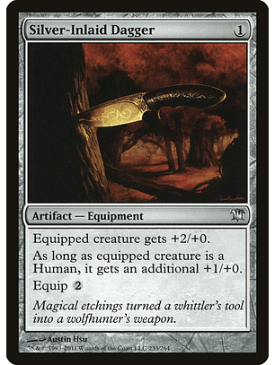 Silver-Inlaid Dagger - INS - U 