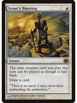 Scout's Warning - FSG - R