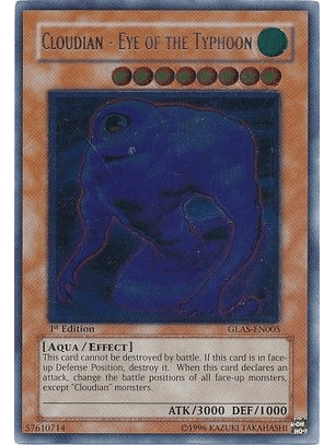 Ultimate Rare - Cloudian - Eye of the Typhoon - GLAS-EN005 1st Edition