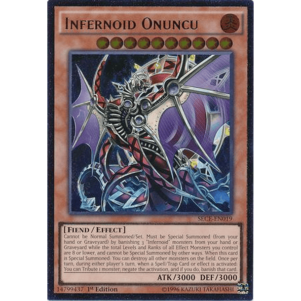 Ultimate Rare - Infernoid Onuncu - SECE-EN019 - 1st Edition (Jugado)