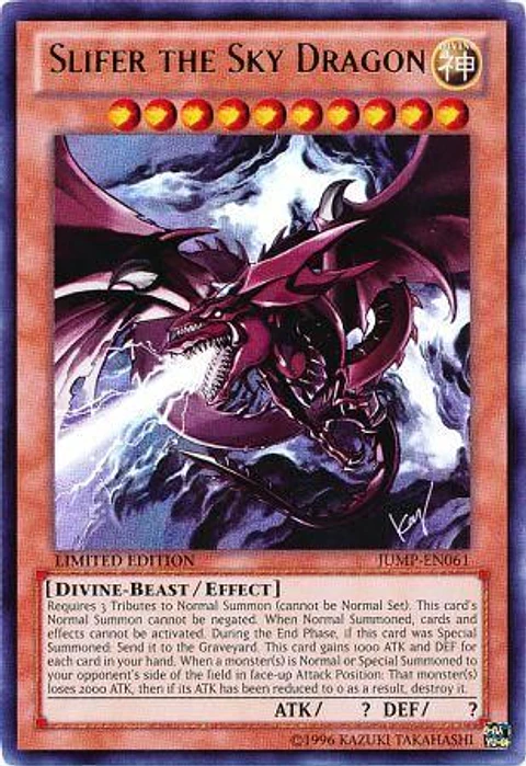 Slifer the Sky Dragon - JUMP-EN061 - Ultra Rare
