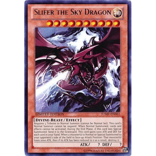 Slifer the Sky Dragon - JUMP-EN061 - Ultra Rare