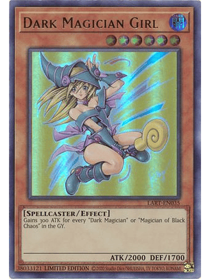 Dark Magician Girl - LART-EN035 - Ultra Rare Limited Edition