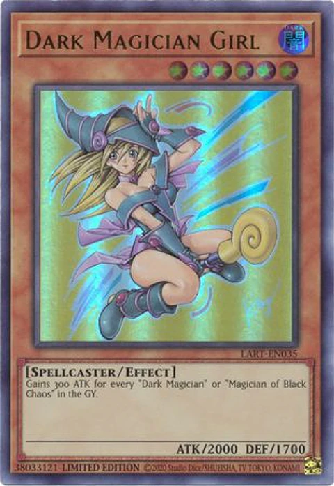 Dark Magician Girl - LART-EN035 - Ultra Rare Limited Edition
