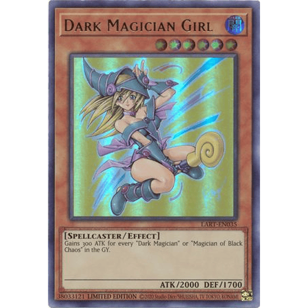 Dark Magician Girl - LART-EN035 - Ultra Rare Limited Edition