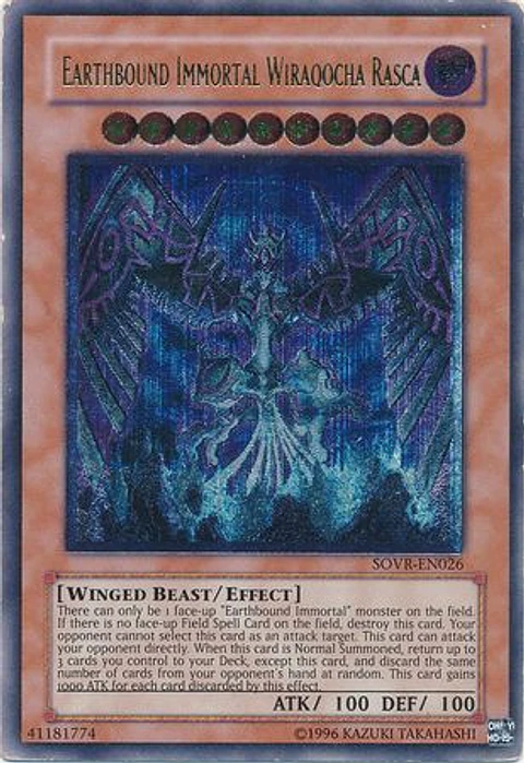 Ultimate Rare - Earthbound Immortal Wiraqocha Rasca - SOVR-EN026