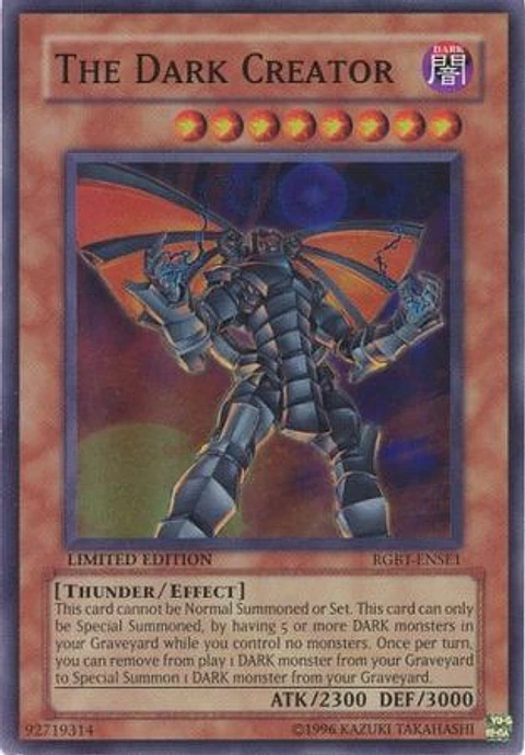 The Dark Creator - RGBT-ENSE1 - Super Rare
