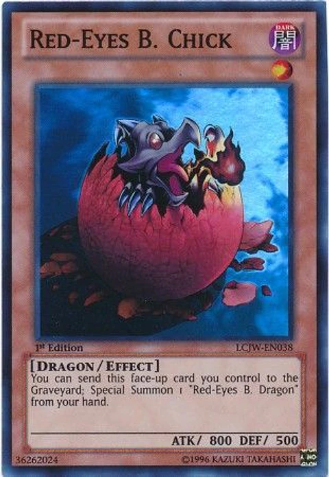 Red-Eyes B. Chick - LCJW-EN038 - Super Rare