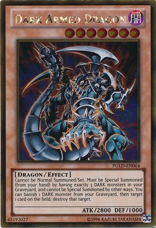 Dark Armed Dragon - PGLD-EN064 - Gold Rare  1