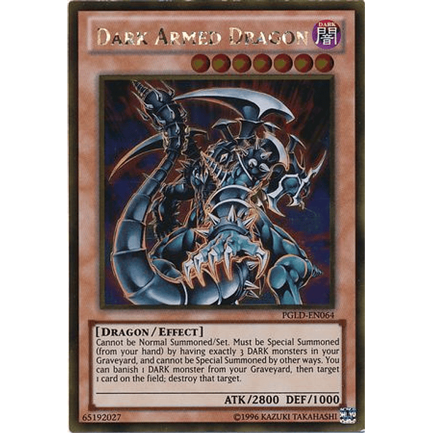 Dark Armed Dragon - PGLD-EN064 - Gold Rare 