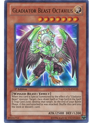 Gladiator Beast Octavius - LCGX-EN235 - Ultra Rare