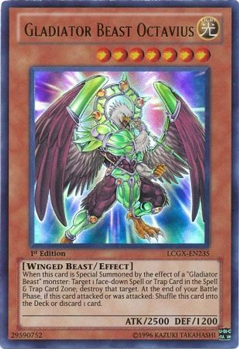 Gladiator Beast Octavius - LCGX-EN235 - Ultra Rare