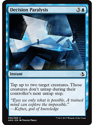 Desicion Paralysis - AKH