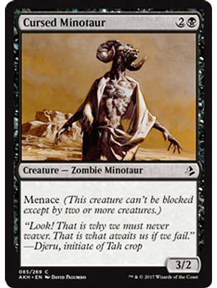 Cursed Minotaur - AKH