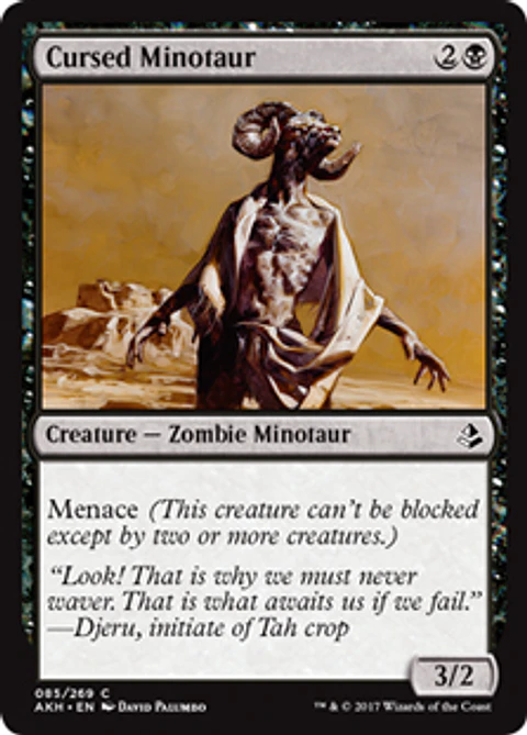 Cursed Minotaur - AKH
