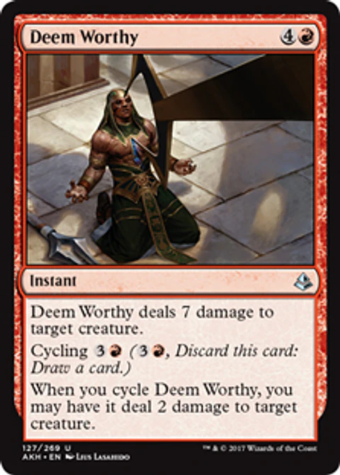 Deem Worthy - AKH