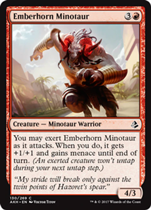 Emberhorn Minotaur - AKH