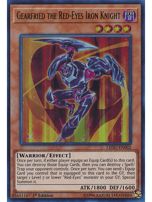  Gearfried the Red-Eyes Iron Knight - LEDU-EN002 - Ultra Rare