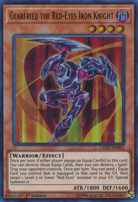  Gearfried the Red-Eyes Iron Knight - LEDU-EN002 - Ultra Rare