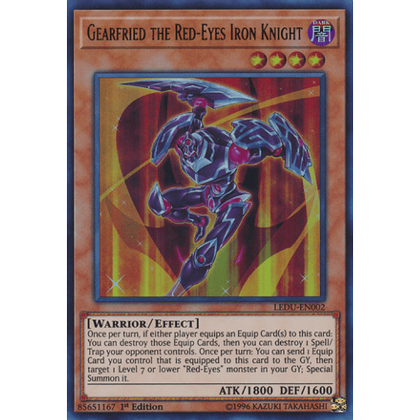  Gearfried the Red-Eyes Iron Knight - LEDU-EN002 - Ultra Rare