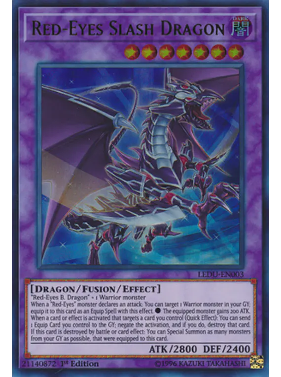 RedEyes Slash Dragon LEDUEN003 Ultra Rare
