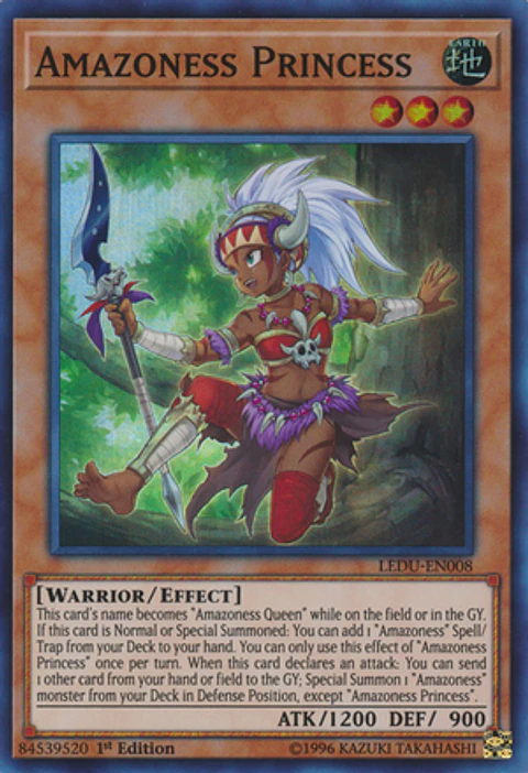 Amazoness Princess - LEDU-EN008 - Super Rare