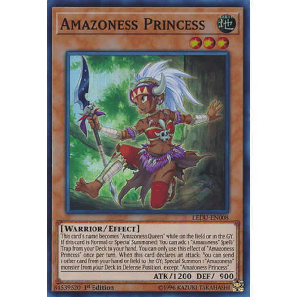 Amazoness Princess - LEDU-EN008 - Super Rare