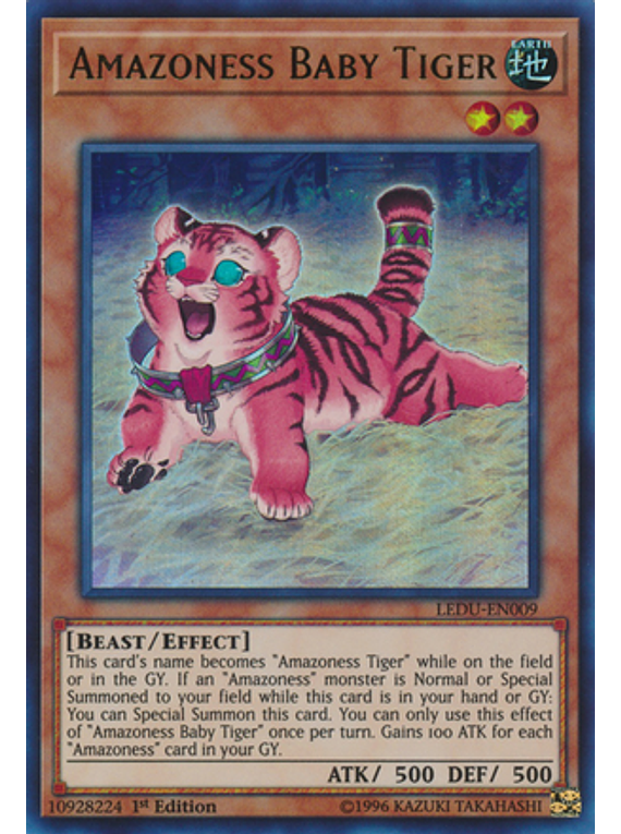 Amazoness Baby Tiger - LEDU-EN009 - Ultra Rare