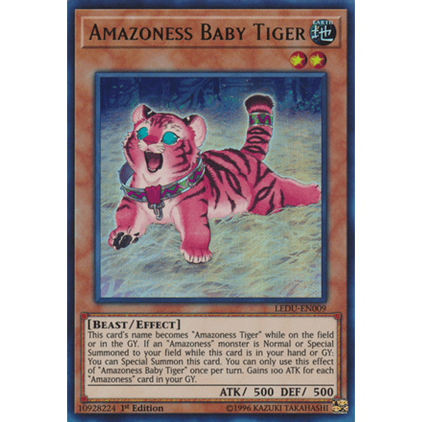 Amazoness Baby Tiger - LEDU-EN009 - Ultra Rare