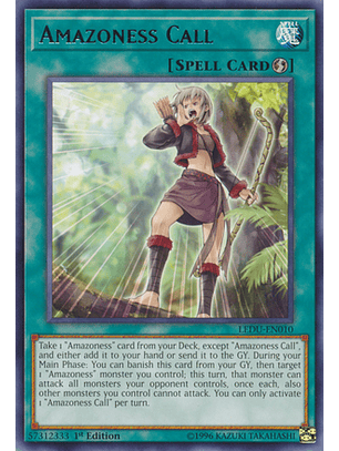 Amazoness Call - LEDU-EN010 - Rare