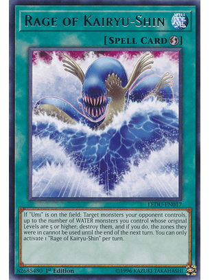 Rage of Kairyu-Shin - LEDU-EN017 - Rare