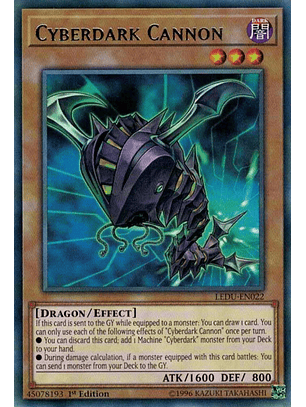 Cyberdark Cannon - LEDU-EN022 - Rare