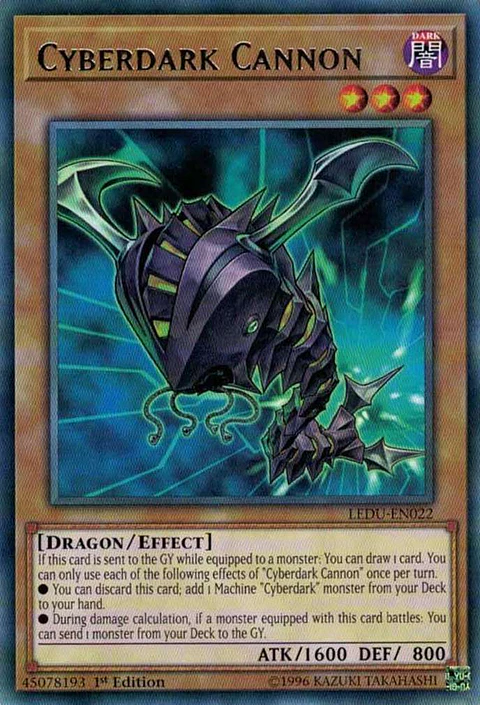 Cyberdark Cannon - LEDU-EN022 - Rare