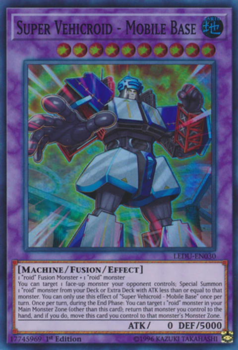 Super Vehicroid - Mobile Base - LEDU-EN030 - Super Rare