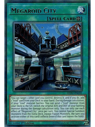 Megaroid City - LEDU-EN031 - Rare