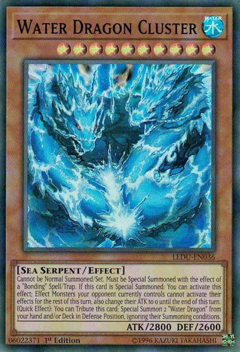 Water Dragon Cluster - LEDU-EN036 - Super Rare